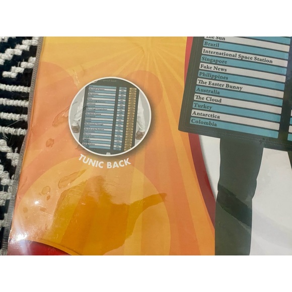 Spirit Halloween Reciprocal Tariffs Parody Costume NWT! - Picture 9 of 16